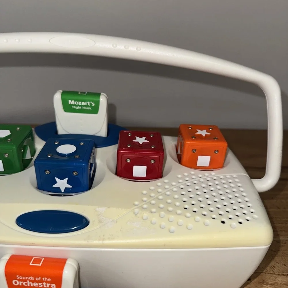 Vintage 1998 Neurosmith Music Blocks Mozart Night Music Interactive Toy Works!
